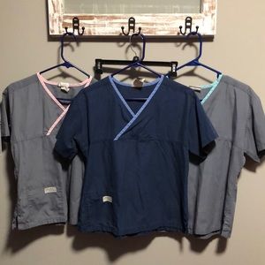 Urbane scrub tops